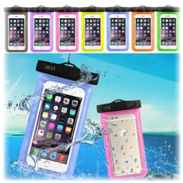 200 Bulk Waterproof Phone Pouch - Solid Colors