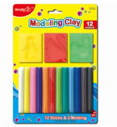 36 Bulk 12-Color Modeling Clay 5.64oz 160g