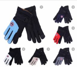 24 Bulk Men Ski Glove Assorted