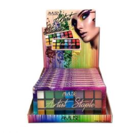 24 Bulk Amuse Artist Staple Eyeshadow Palette In Countertop Display