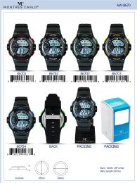 12 Bulk Digital Watch - 86705 assorted colors