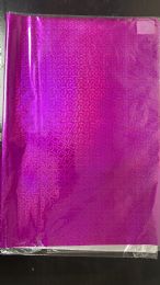 40 Bulk Holographic Wrapping Sheet Fuchsia, 50 ct