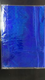 40 Bulk Holographic Wrapping Sheet Royal Blue, 50 ct