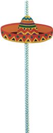 120 Bulk Party Straws 12pcs, Fiesta Theme