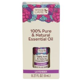 12 Bulk Essential Oil Lavender .27oz Boxed Personal Care