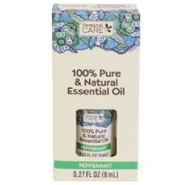 12 Bulk Essential Oil Pepermint .27oz Boxed Personal Care