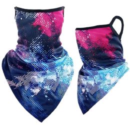 24 Bulk Neck Gaiters Print Pattern Triangle Face Shields