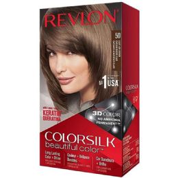 12 Bulk Color Silk Hair Color 1 Pk #05 Ult Light Ash Brown