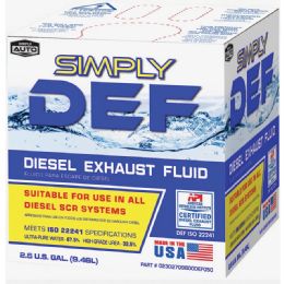 Bulk Simply Auto  Def Deisel Fluid 2.5 gl