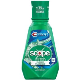 6 Bulk Scope Mouthwash 8.4 Oz / 250 Ml Classic Original Mint