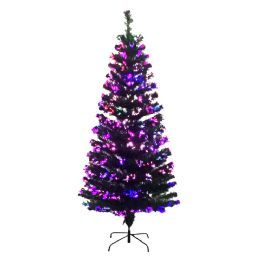 Bulk Party Solutions Christmas Tree 5 Ft Fiber Optic 170 PrE-Lit Tips Green