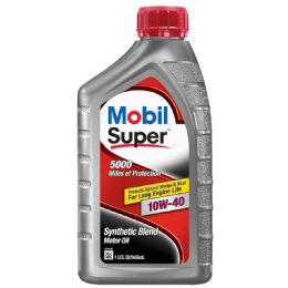 6 Bulk Mobil 5000 1 Qt Super 10W-40