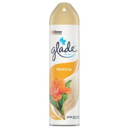 6 Bulk Glade Air Freshner Spray 7.6 Oz Tropical