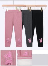 60 Bulk Girls' Sweatpants With Fur Lining