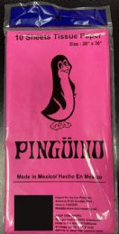 240 Bulk Hot Pink Tissue Paper 10 Sheets Per Pack