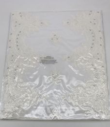 50 Bulk Fancy Lace Table Runner Couture Lace With Diamond 72 Inch