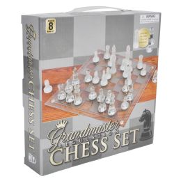16 Bulk 7.5" Glass Chess Set