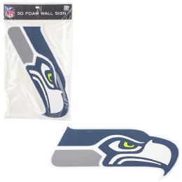12 Bulk Fanfave 20" Seattle Seahawks 3d Foam Sign