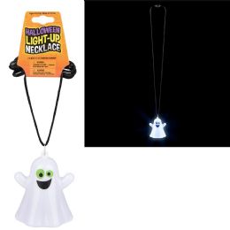 144 Bulk LighT-Up Ghost Necklace