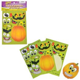 2880 Bulk JacK-O-Lantern Sticker Set