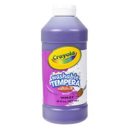 12 Bulk Crayola Washable Tempera Paint 16oz Violet