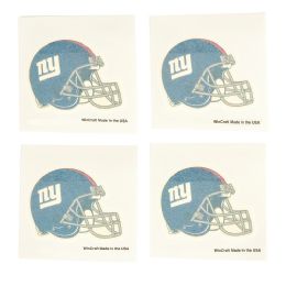 96 Bulk 4 Pc New York Giants Tattoo Set