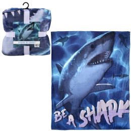 20 Bulk 50 X 60" Shark Blanket 24/