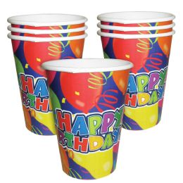 1500 Bulk Happy Birthday Cups 3.5" 9 oz
