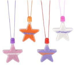 768 Bulk 3" Star Sand Art Necklace 1.4oz (sand Not Included)