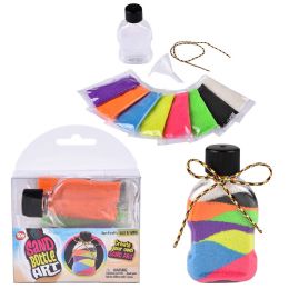 72 Bulk Neon Sand Art Bottle Set 3.25"