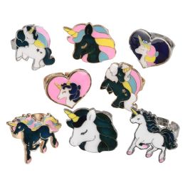288 Bulk Unicorn Mood Ring 1" 24ct