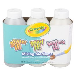 4 Bulk Crayola Mixing Mediums Assortment 8oz 3pc