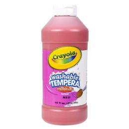 12 Bulk Crayola Washable Tempera Paint Artista Ii 16oz Red