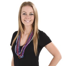 1152 Bulk 33" 6mm Bead Necklace Assortment (144pcs/unit)