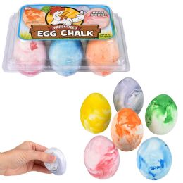 24 Bulk 2.5" Marbleized Egg Sidewalk Chalk