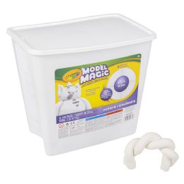 2 Bulk Crayola Model Magic Resealable Bucket White 2lb