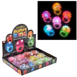288 Bulk LighT-Up Bumpy Ring