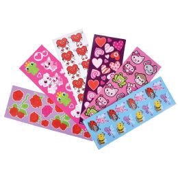 2400 Bulk Valentine's Sticker Assortment 100ct