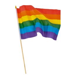 600 Bulk 12" X 18" Rainbow Flag