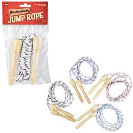 216 Bulk Jump Rope Wooden Handle 7 ft