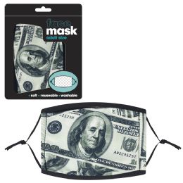 144 Bulk Money Face Mask Adult Size
