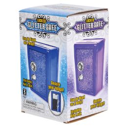 24 Bulk 7" Glitter Locker Safe Bank