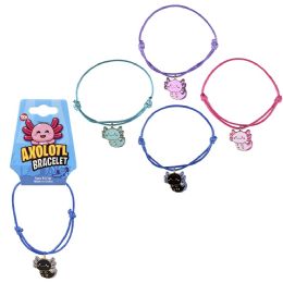 288 Bulk Axolotl Cord Bracelet 7"