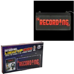 24 Bulk 11.75" Recording Acrylic Sign