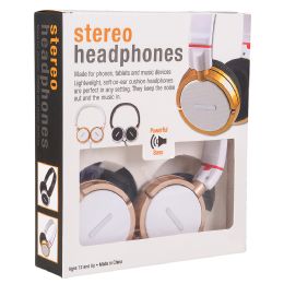 24 Bulk 7.5" Stereo Headphones