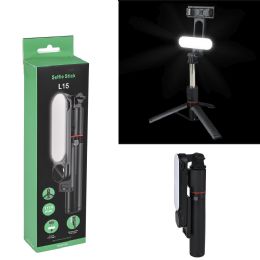 24 Bulk Mobile Phone Tripod Stick With Fill Light