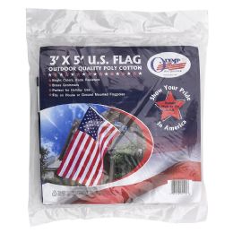 12 Bulk 3' X 5' Us Poly Cotton Flag