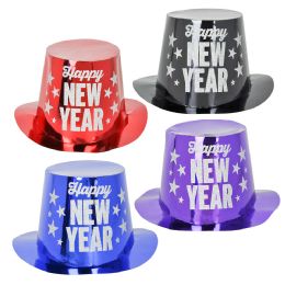 144 Bulk Happy New Year Top Hat