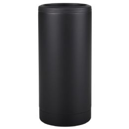 24 Bulk 12oz Black Slim Can Cooler