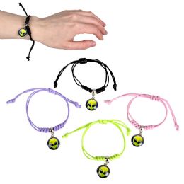 432 Bulk Alien Cord Bracelet 7"